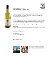 Kobrand Wine & Spirits | Sauvignon Friuli Grave DOC 2016