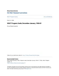 WGLT Program Guide, December-January, 1980-81