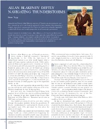 Allan Blakeney: Deftly Navigating Thunderstorms