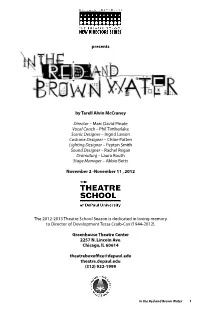 Presents by Tarell Alvin Mccraney Director – Marc David Pinate Vocal