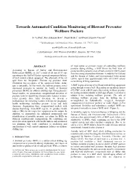 Towards Automated Condition Monitoring of Blowout Preventer Wellbore Packers