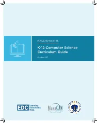 K-12 Computer Science Curriculum Guide