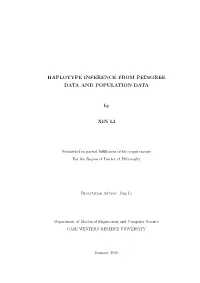 Haplotype Inference from Pedigree Data and Population Data