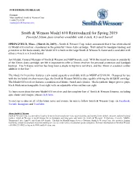 Smith & Wesson Model 610 Reintroduced for Spring 2019