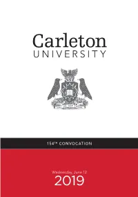 154Th Convocation – June 12, 2019
