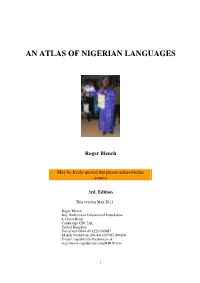 An Atlas of Nigerian Languages