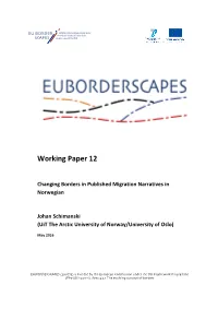 Changing Borders in Published Migration Narratives in Norwegian
