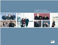 Goldman Sachs 2002 Annual Report GOLDMAN SACHS 2002 ANNUAL REPORT
