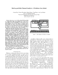 Keeloq and Side-Channel Analysis — Evolution of an Attack