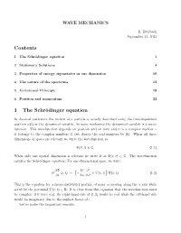 Wave Mechanics (PDF)
