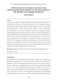 ŠIMPACH, Ondřej (2013). Application of Cluster Analysis on The