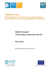CARIM India Series Developing Evidence Based Management and Operations in India-EU Migration and Partnership (DEMO: India-EU Map )