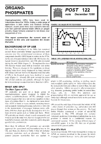 POST 122 PHOSPHATES Note December 1998