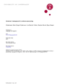 University of Copenhagen, Denmark