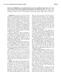 Heating Experiments of Maskelynite in Zagami, Elephant Moraine A79001 and Allan Hills 77005: Implications for the Effect of Shock Heating