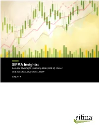 SIFMA Insights: SOFR Primer
