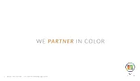 We Partner in Color