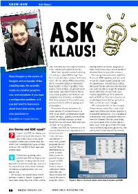 50 Are Gnome and KDE Equal? KNOW-HOW 50