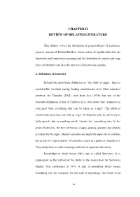 Chapter Ii Review of Related Literature