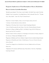 Prognostic Implications of Total Hemispheric Glucose Metabolism