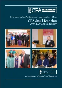 CPA Small Branches 2019/2020 Annual Review