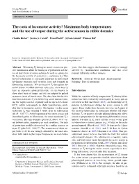 Maximum Body Temperatures and the Use of Torpor During the Active Season in Edible Dormice