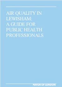 Air Quality in Lewisham: a Guide for Public Health