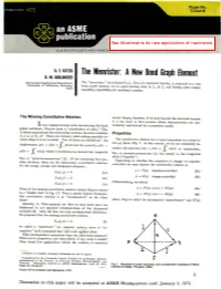 The Memristor: Anew Bond Graph Element D