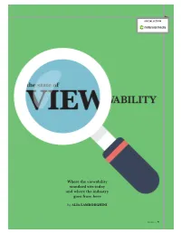 Where the Viewability Standard Sits Today and Where the Industry Goes from Here