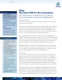 Zing:® the Best JVM for the Enterprise