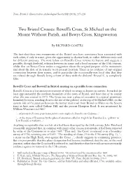 Bewell's Cross, St Michael on the Mount Without Parish, and Bewys