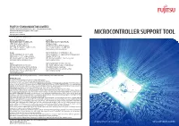 MICROCONTROLLER SUPPORT TOOL for Further Information Please Contact