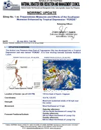 NDRRMC Update Sitrep No