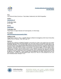 The Portunid Crabs (Crustacea : Portunidae) Collected by the NAGA