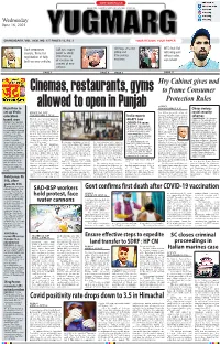 Covid Positivity Rate Drops Down to 3.5 in Himachal