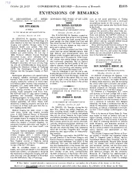 Extensions of Remarks E1575 EXTENSIONS of REMARKS
