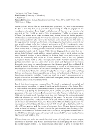 'Not Not the “Real” James Kelman' Paul Shanks (University of Aberdeen) A