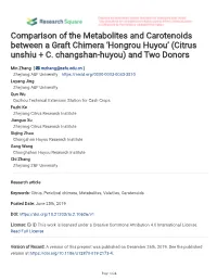 (Citrus Unshiu + C. Changshan-Huyou) and Two Donors