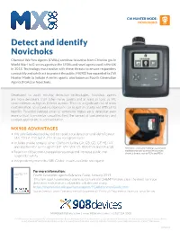 Detect and Identify Novichoks