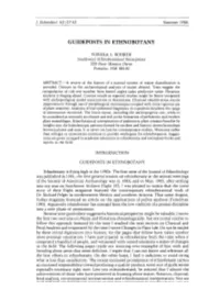 Guideposts in Ethnobotany