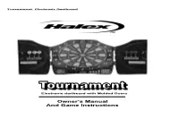 Owner's Manual and Game Instructions