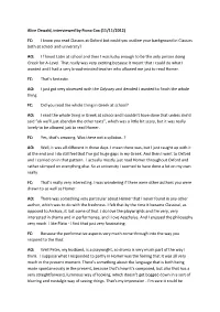 Alice Oswald, Interviewed by Fiona Cox (11/11/2012)