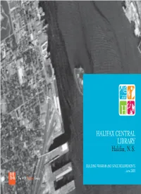 Central Library Building Program and Space