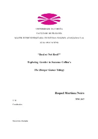Exploring Gender in Suzanne Collins's the Hunger Games Trilogy