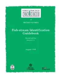 Fish-Stream Identification Guidebook