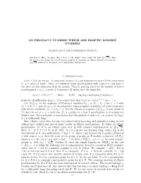 On Fibonacci Numbers Which Are Elliptic Korselt Numbers