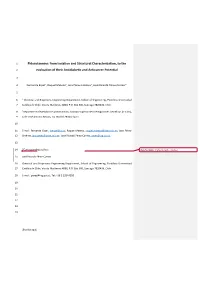 Phlorotannins: from Isolation and Structural Characterization, to The