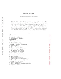 Arxiv:1807.04725V4 [Math.AG] 14 Dec 2020 .Introduction 1
