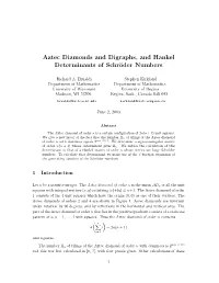 Aztec Diamonds and Digraphs, and Hankel Determinants of Schröder