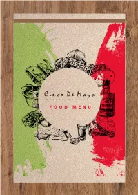 Cinco De Mayo Menu Design Approved R1